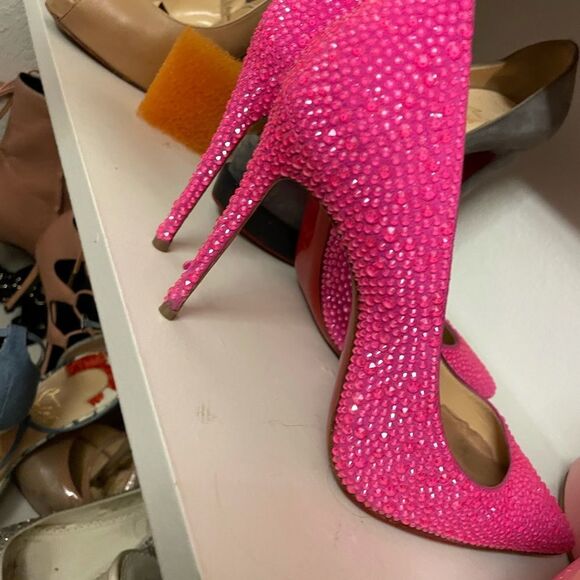 Chrisitian Louboutin Kate Crystal Embellished - Picture 3 of 16